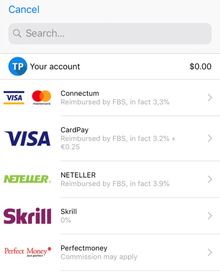 Frequently Asked Question (FAQ) of FBS Trader