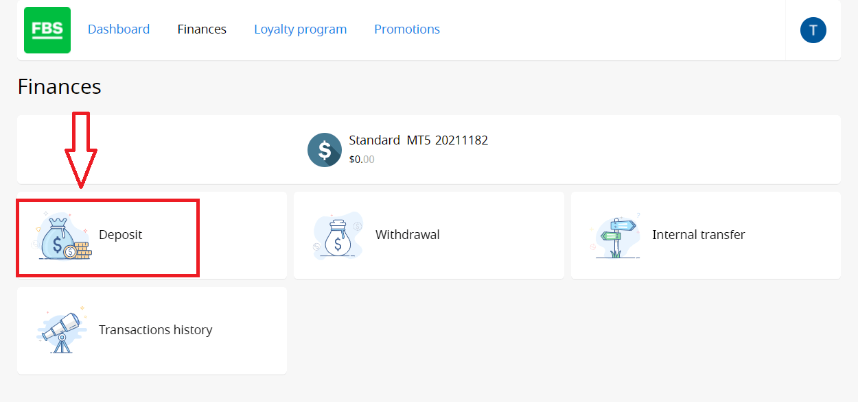 Hur man loggar in och sätter in pengar på FBS