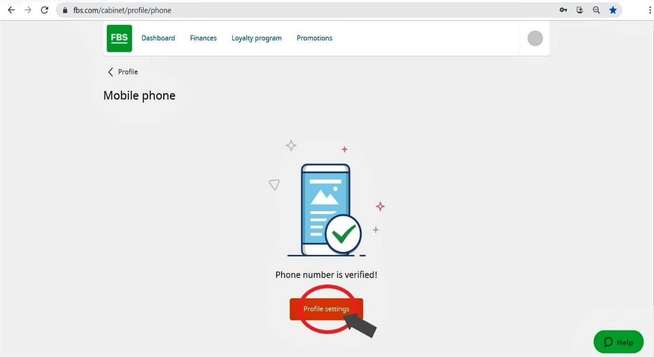 Como fazer login e verificar a conta no FBS
