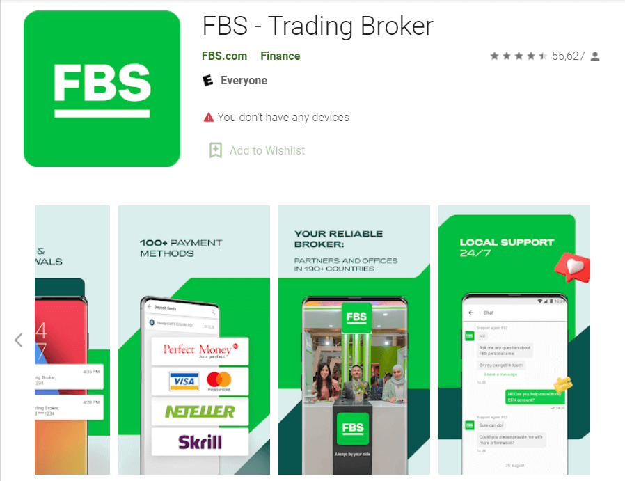 Kako otvoriti račun za trgovanje u FBS-u Kako otvoriti račun za trgovanje u FBS-u