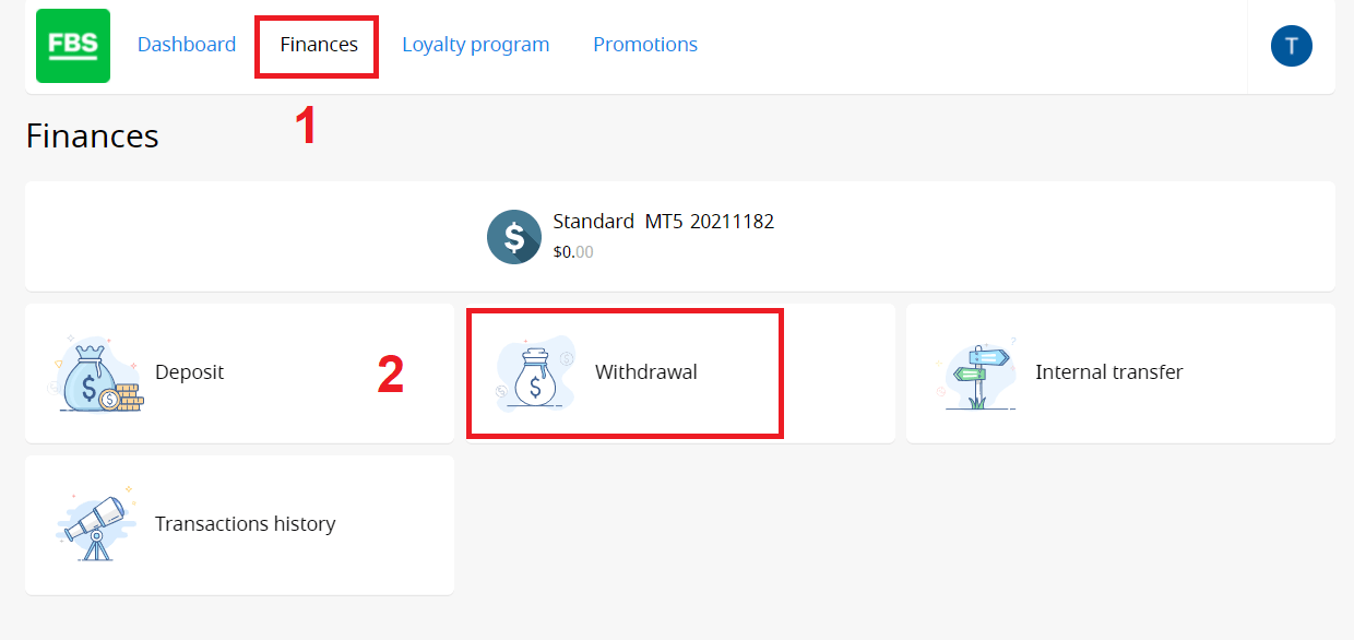 របៀបបើកគណនី និងដកប្រាក់ពី FBS