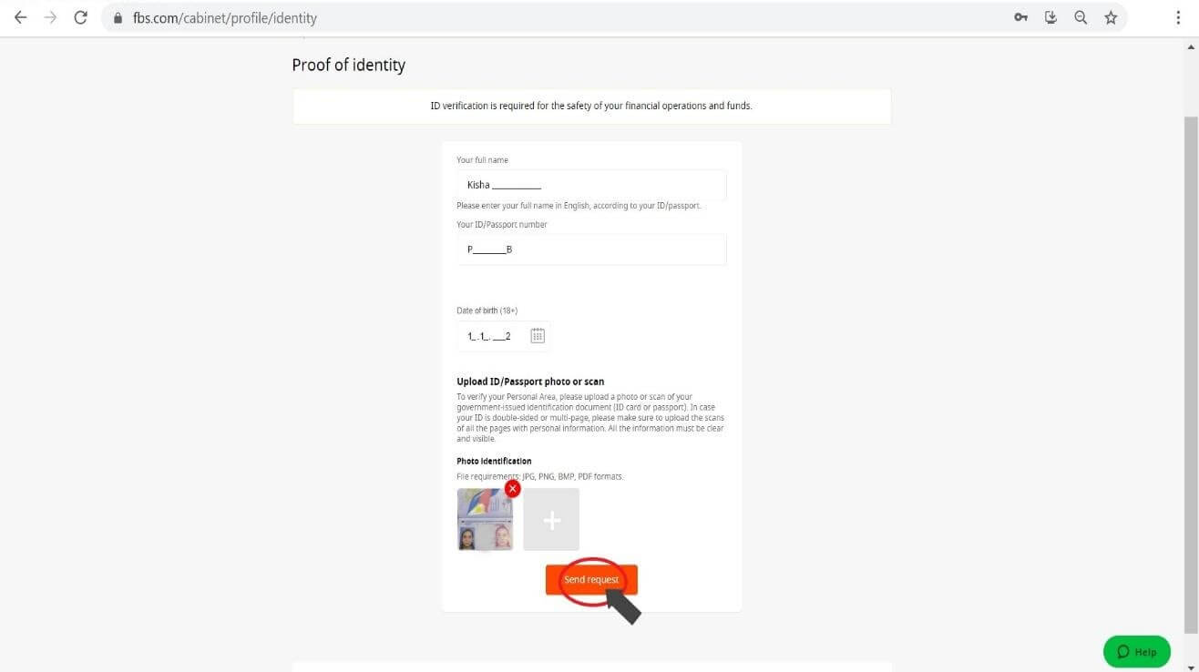 Kako se registrirati i potvrditi račun na FBS-u