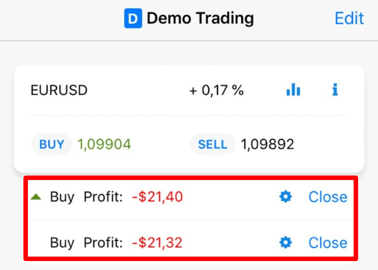 Чӣ тавр савдо кардани Forex дар FBS Trader App