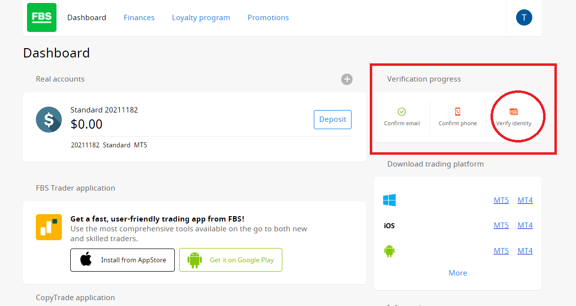 FBS अकाउंट को कैसे वेरिफाई करें